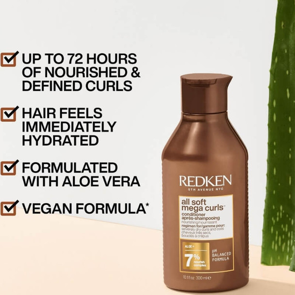 Redken all soft mega curl balsamo 300 ml - stile di vita 1