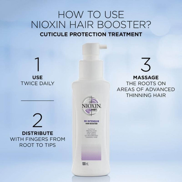 Nioxin -  Intensive Hair Booster how to use 