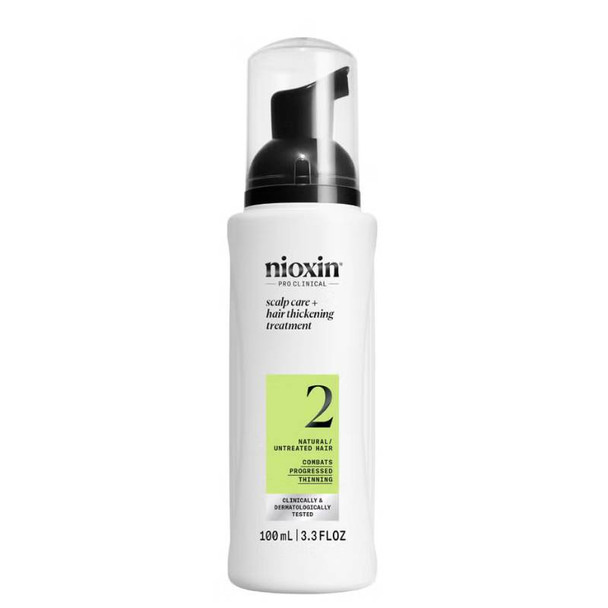 Nioxin Scalp + Hair Thickening System 2 Leave on Treatment 100ml Nioxin Scalp + Hair Thickening System 2 Leave on Treatment 100ml