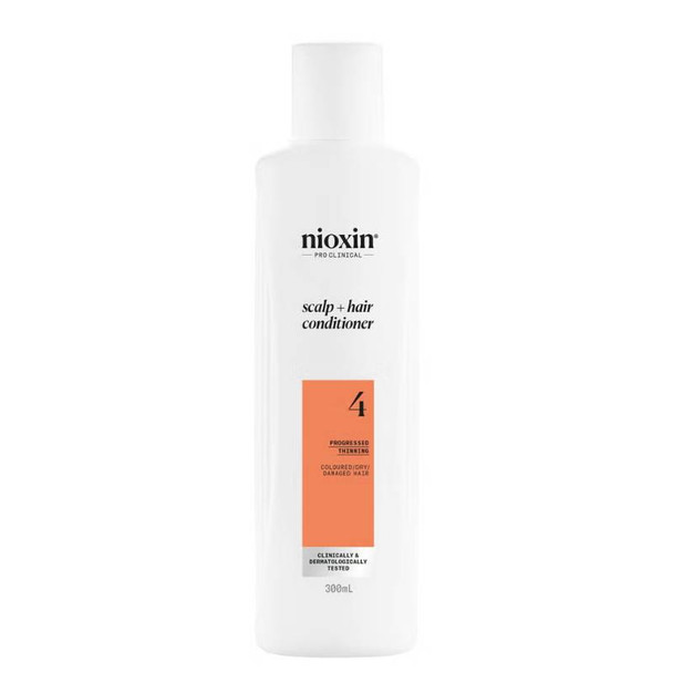 Nioxin System 4 Conditioner for Coloured Dry and Damaged Hair with Progressed Thinning 300ml  Nioxin System 4 Conditioner for Coloured Dry and Damaged Hair with Progressed Thinning 300ml