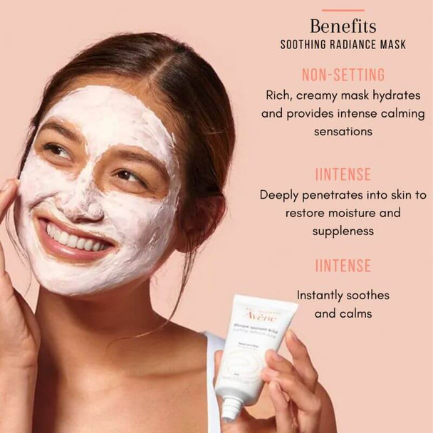 Avène verzachtend stralend masker 50ml lifestyle 1