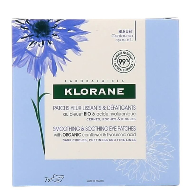 Klorane Cornflower Beruhigende Augenklappen x7