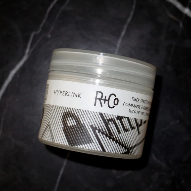 R+Co Hyperlink Fiber Stretch Pomade 56.7g Live 2