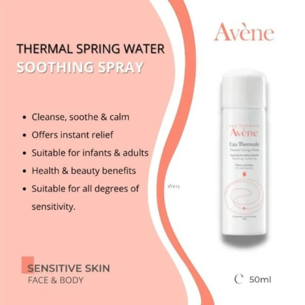 Avène Thermal Spring Water 50ml Lifestyle 2