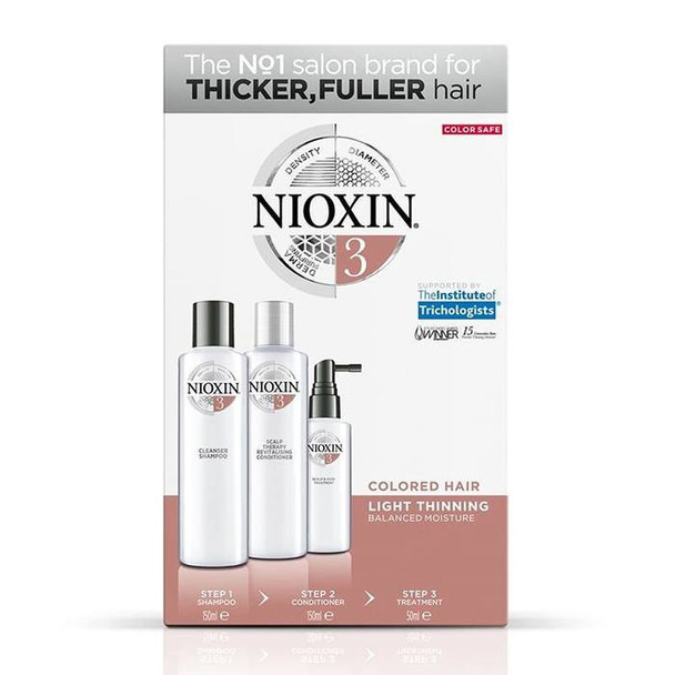 Nioxin - kit de sistema 3 (normal/delgado/tratado)