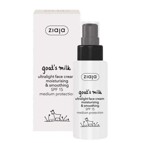 Ziaja Goats Milk Ultralight Face Cream SPF15 50ml
