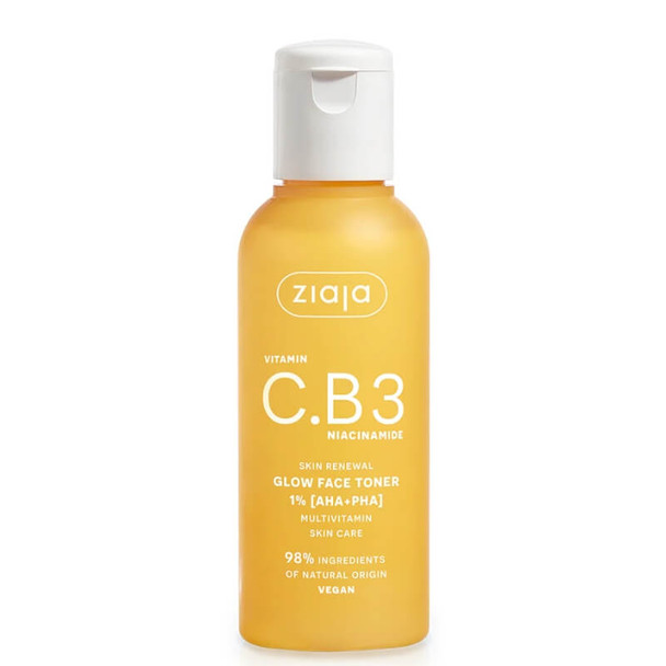 Ziaja vitamina c. tônico facial ácido niacinamida b3 120ml