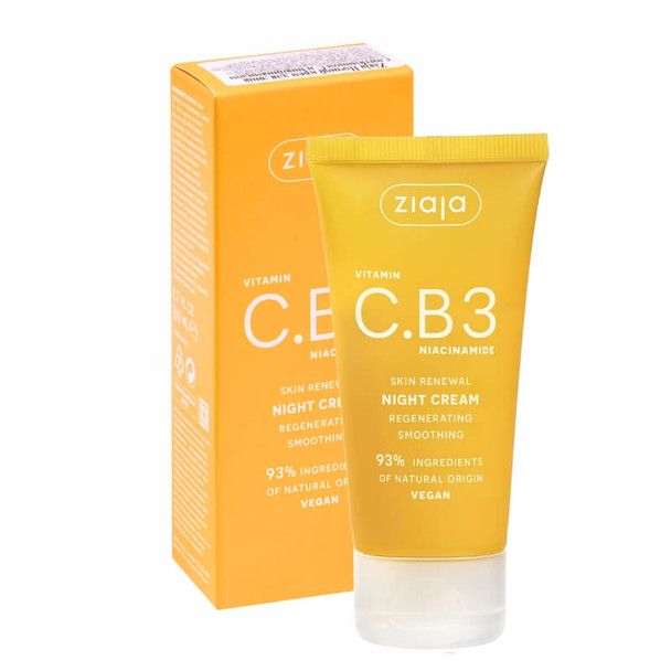 Ziaja Vitamin C. B3 Niacinamid Nachtcreme 50 ml