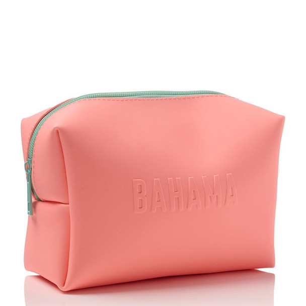 Bolsa de maquiagem de silicone para pele das Bahamas