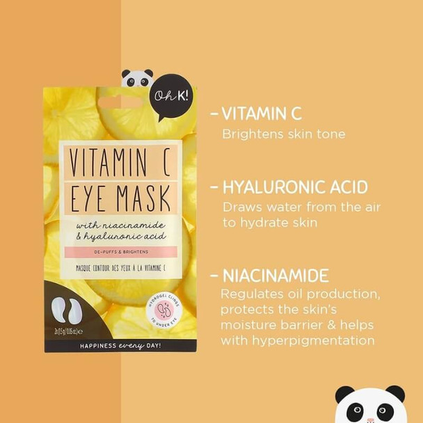 Oh k! mascarilla para ojos con vitamina c estilo de vida 2