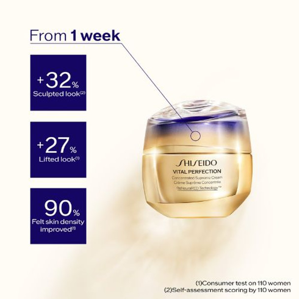 Shiseido Vital Perfection, ricarica di crema suprema concentrata da 50 ml