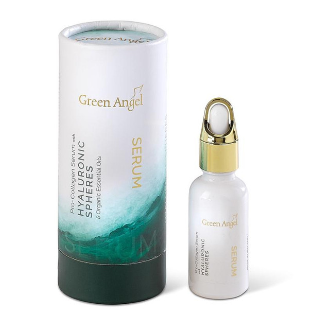 Green Angel Serum mit Hyaluron-Kugeln und Pro-Kollagen