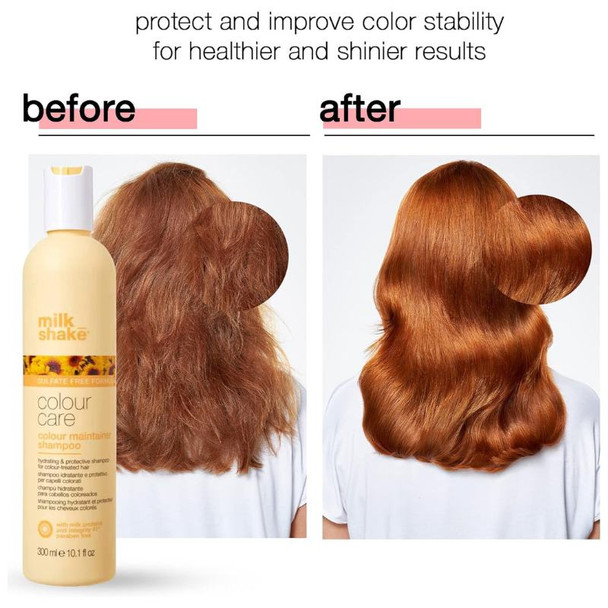 Milkshake Colour Maintainer Shampoo 300ml Before/After