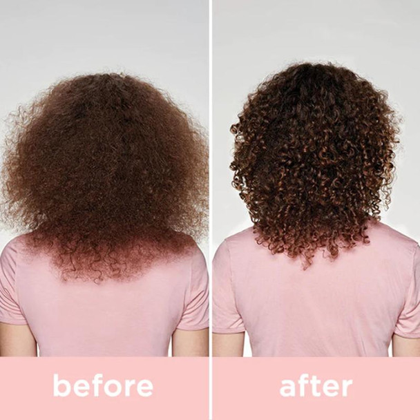 Milkshake curl passion curl perfeccionista 200ml antes/depois