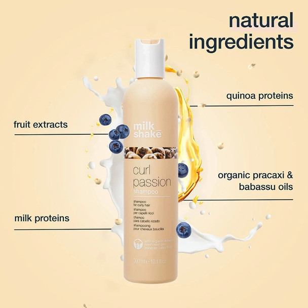 Ingredientes do shampoo Milkshake Curl Passion 300ml