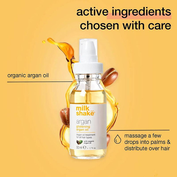 Milkshake Glistening Argan Oil 50ml Ingredients