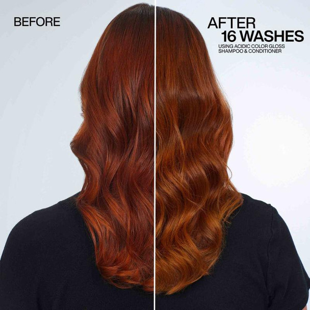Shampoing & Après-Shampooing Redken Acidic Colour Gloss Duo Avant/Après