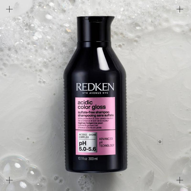 Redken Acidic Gloss Shampoo, Conditioner Und Glass Gloss Treatment Bundle Live 3