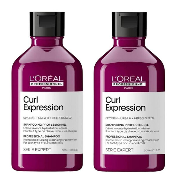 L'Oréal Professionnel Curl Expression Moisturising & Hydrating Shampoo 300ml Duo