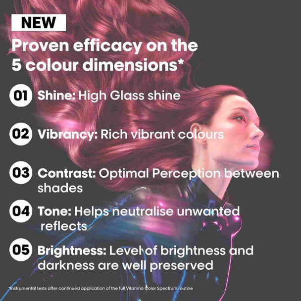 L'Oréal Professionnel Vitamino Color Spectrum Purple Tinted Shampoo 300ml 4