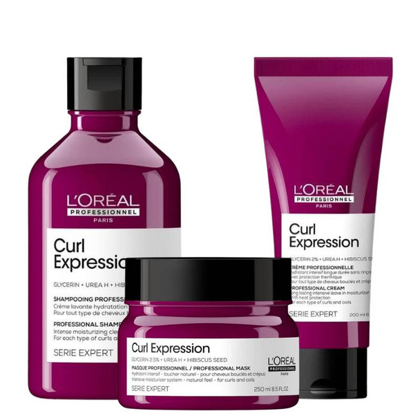 L'Oréal Professionnel Curl Expression Shampoo, Conditioner & Mask Trio