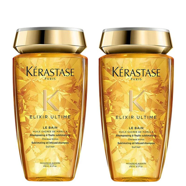 Kérastase Elixir Ultime Sublime Cleansing Oil Shampoo 250ml Duo
