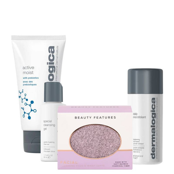 Dermalogica Oil Be Gone Bundle With FREE Cleansing Pads & Cuffs
