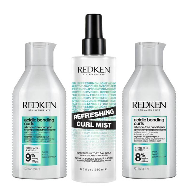 Redken Acidic Bonding Curls Curl Refreshing Trio