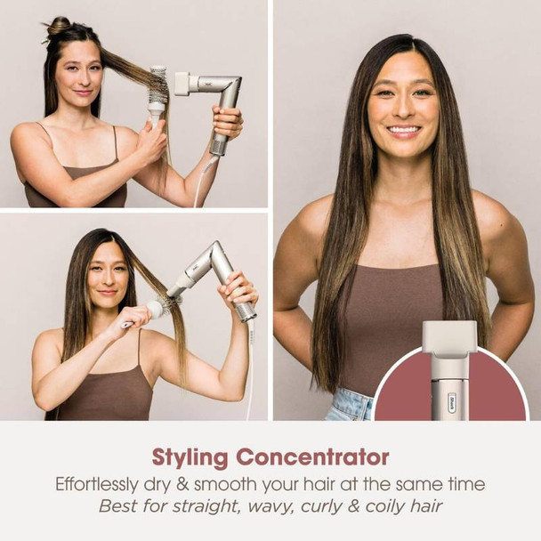 Shark FlexStyle 5 in 1 Air Styler & Hair Dryer with Storage Case - Stone 2