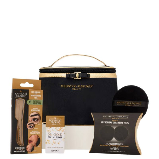 Hollywood Browzer Get Your Glow On - Dermaplaning Gift Set
