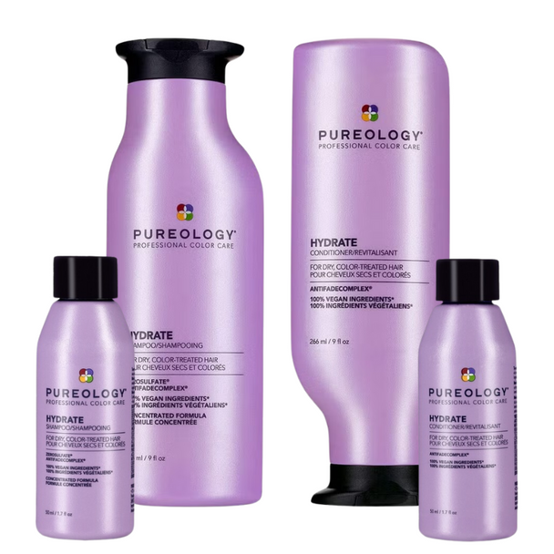Pureology Hydrate Shampoo & Conditioner Duo Plus FREE Mini Shampoo & Conditioner