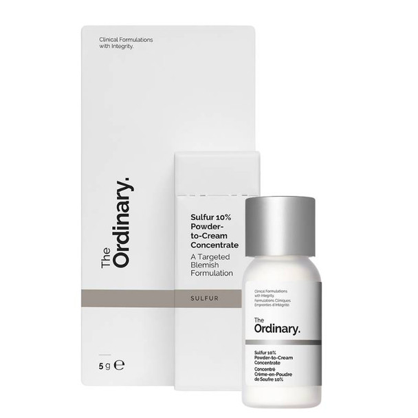 The Ordinary Sulfur 10% Powder-to-Cream Concentrate 5g The Ordinary Sulfur 10% Powder-to-Cream Concentrate 5g