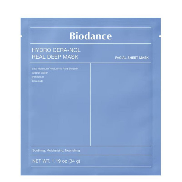 Biodance Hydro Cera-Nol Real Deep Mask Pack 4 x 34g