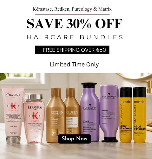 48 hours only save 30% off kerastase and redken, pureology and matrix haircare bundles no code required