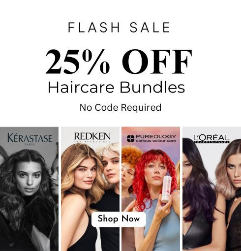 🎉 Flash Sale Alert! Dive into luscious locks with 25% OFF on your favorite haircare bundles! Grab the magic from Kerastase, Redken, Pureology, and L'Oreal at BeautyFeatures. No code needed, just pure hair bliss! ✨ #FlashSale #HairGoals #SelfCareSaturday