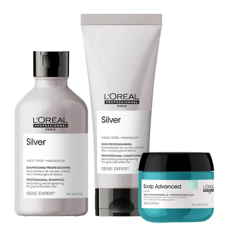 Masque Coloration Semi-permanente Gris Argenté - MAKKI PROFESSIONAL - Sans Ammoniaque