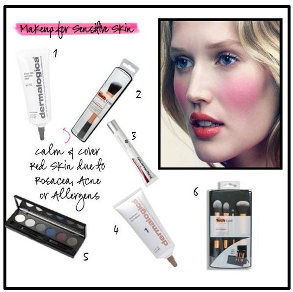 How to Cover Rosacea with Real Techniques & Dermalogica