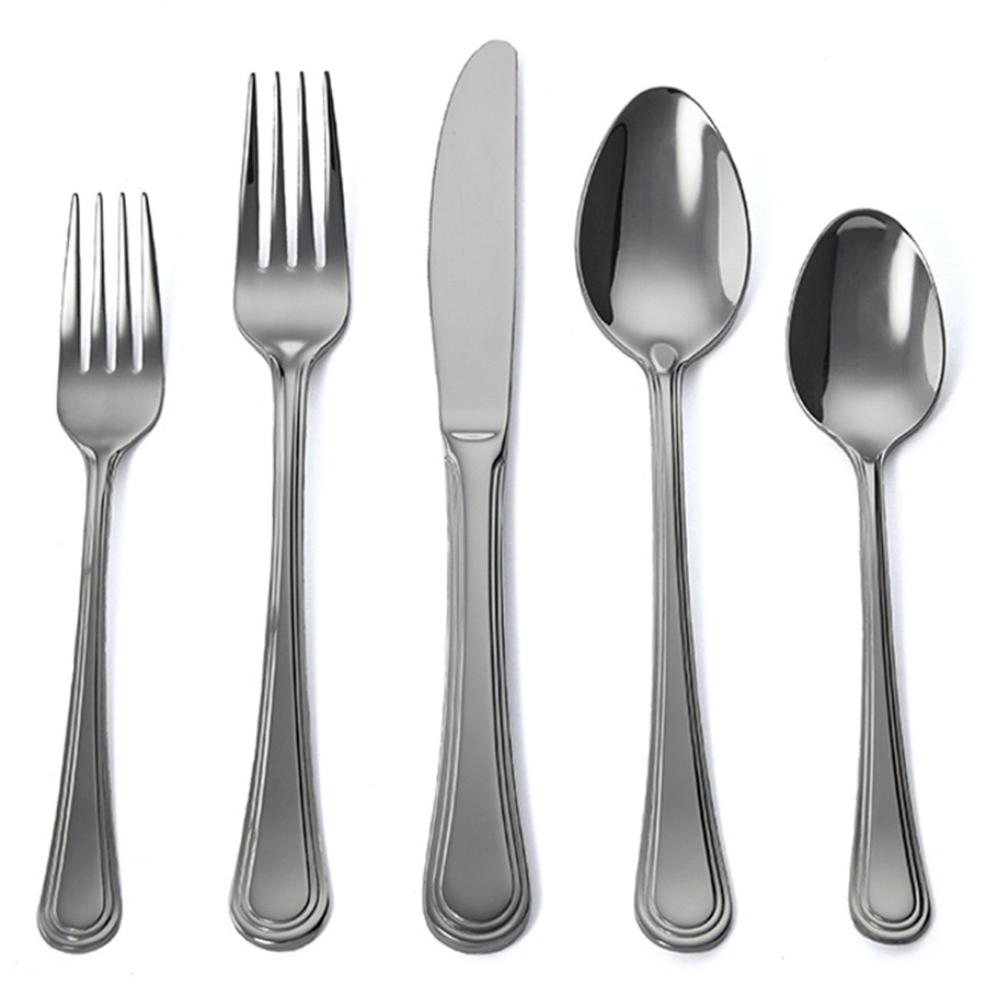 希少　Gourmet Settings 韓国　カフェ　カトラリー Buy Bistro 60 Piece Flatware Collections | GourmetSettings.com