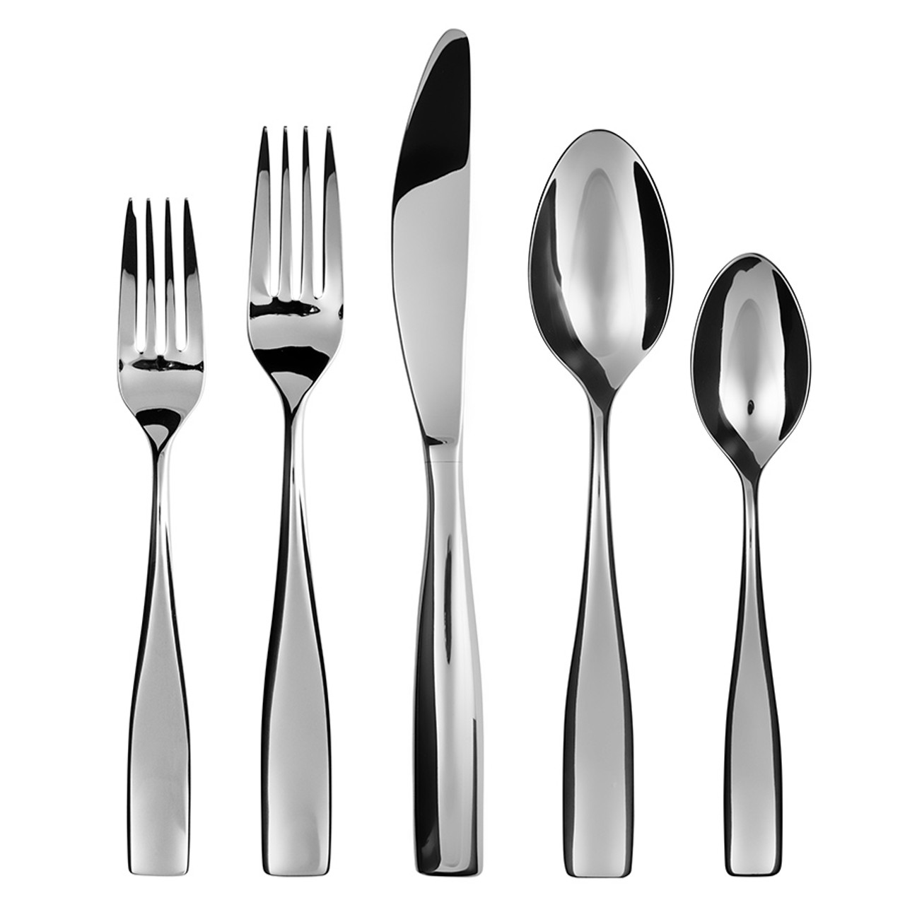 48 pieces flatware set small and big cutlery, fish knife +