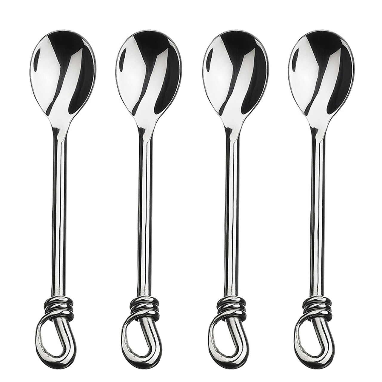 Gourmet Settings Twist Set of 4 Mini Spoons