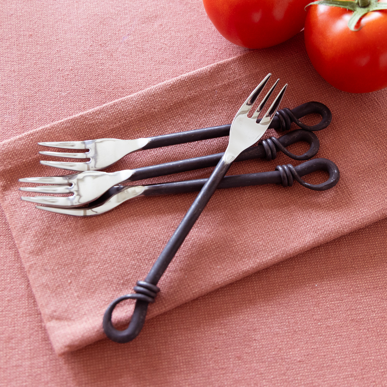 Twist N Shout - 4 piece cocktail fork set