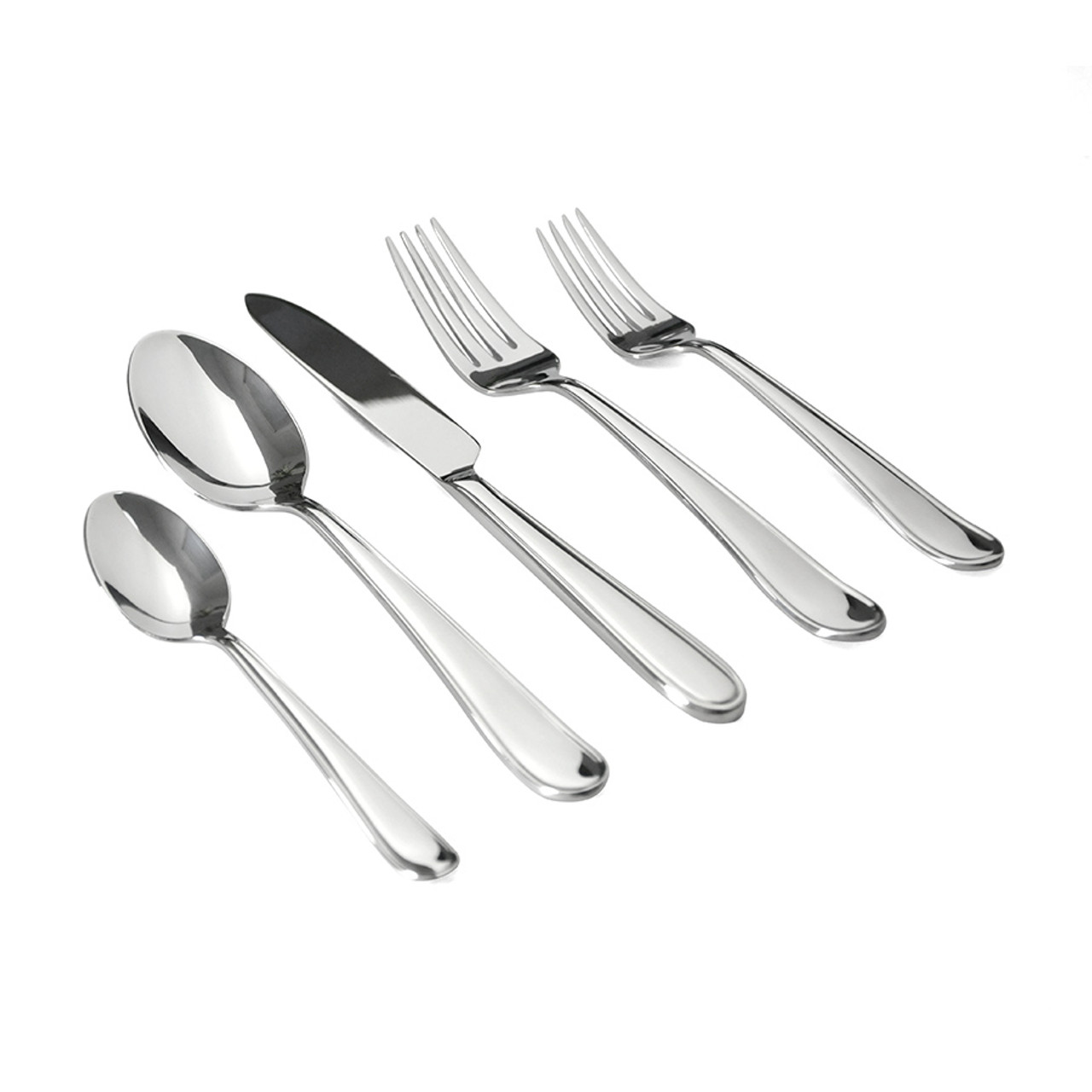 Silverware Set, 20-Piece Stainless Steel Flatware Set, Cutlery Set for Home  Kitchen Hotel Restaurant, Service for 4, Includes Forks Spoons Knives