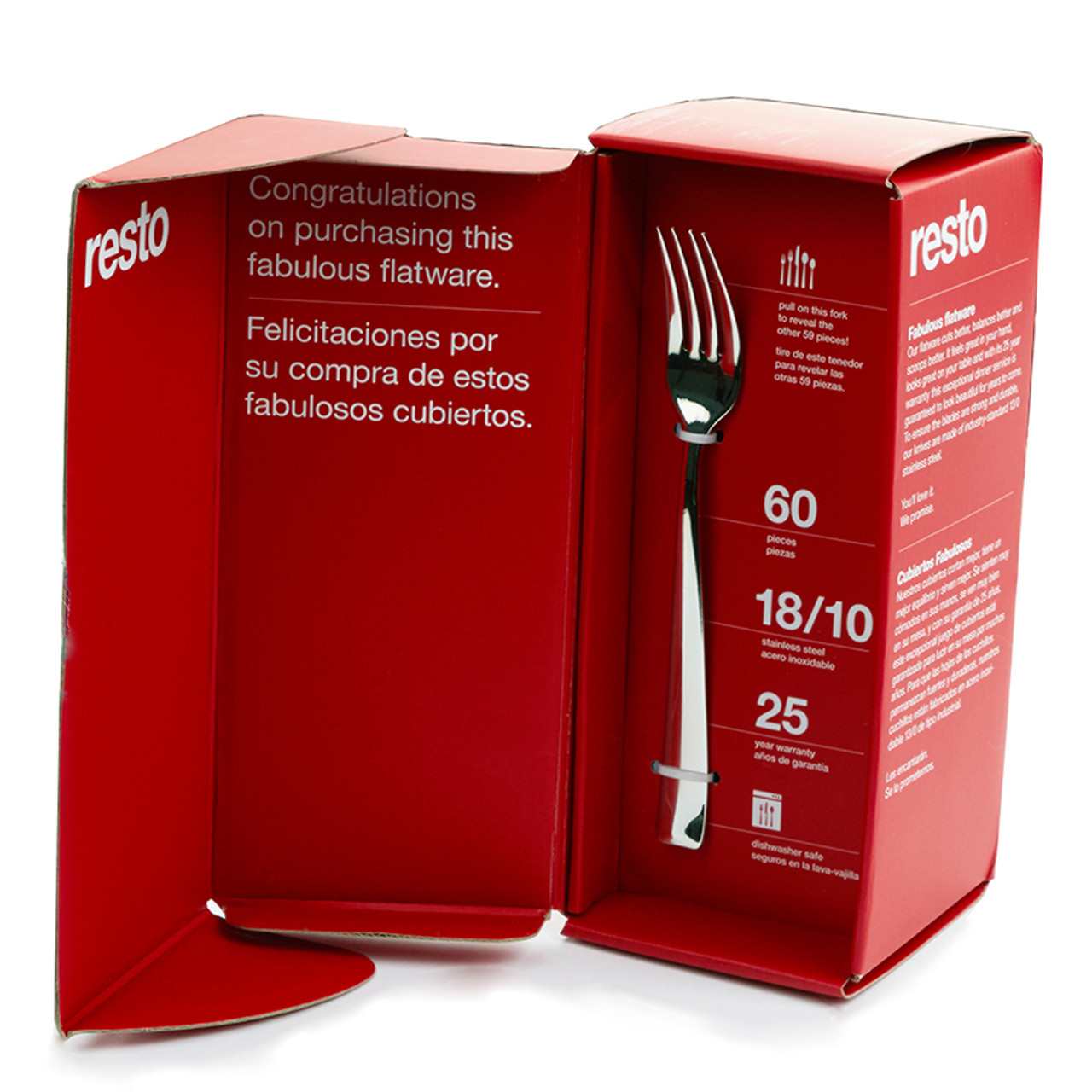 SHOP Resto 60 Piece Flatware and Cutlery Sets