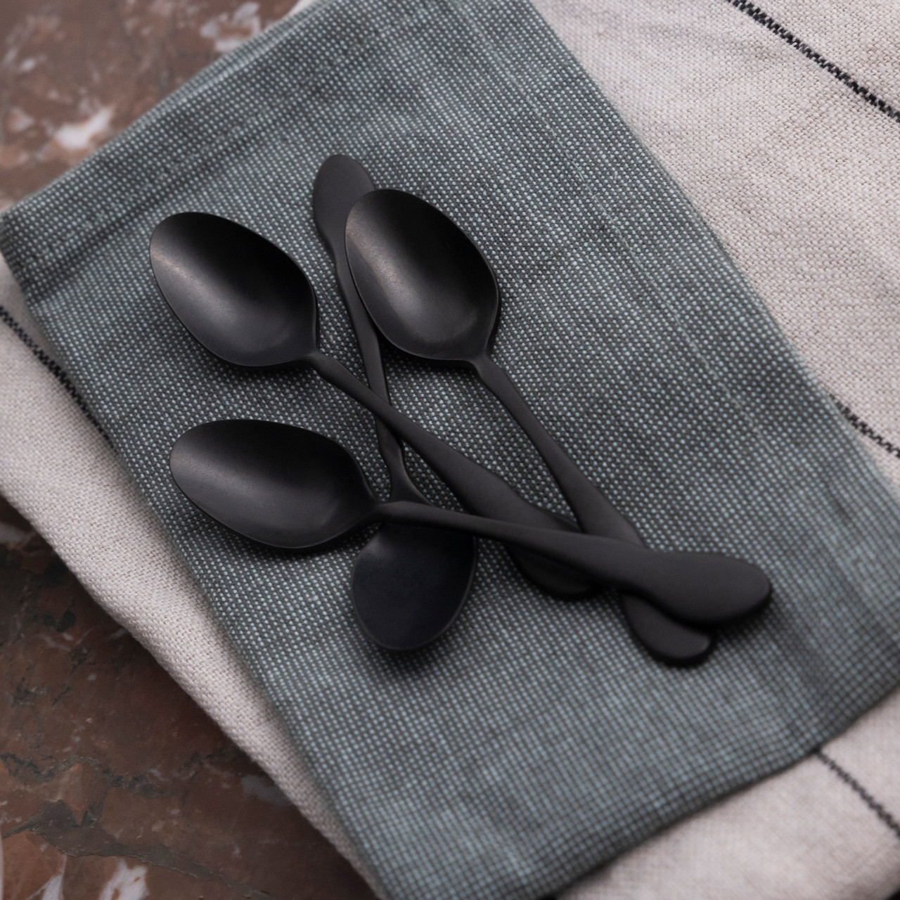 Ebony - 4 piece minispoon set