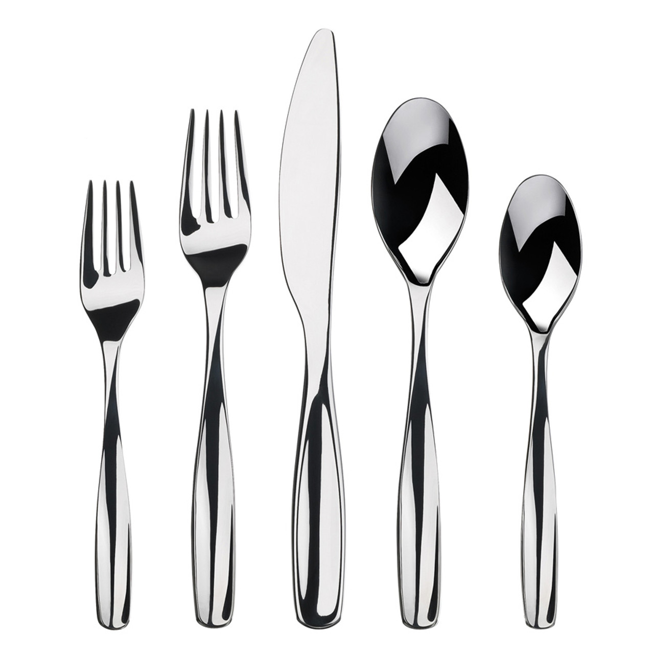 Gourmet Settings Ebony 20 Piece Flatware Set, Service for 4