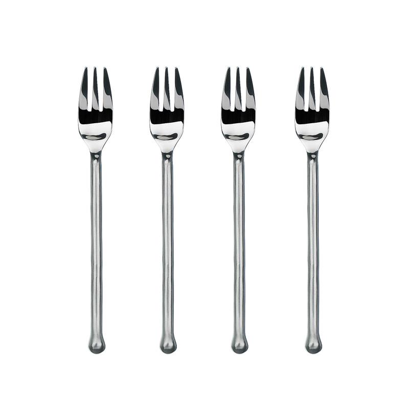 Exotique Platinum - 4 piece cocktail fork set