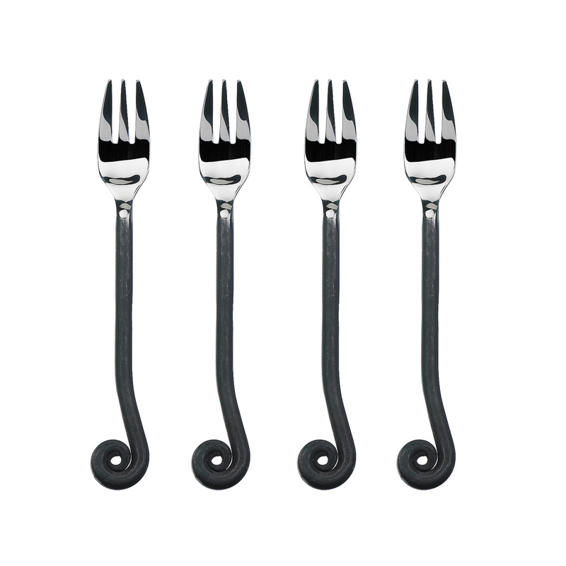 Treble Clef - 4 piece cocktail fork set