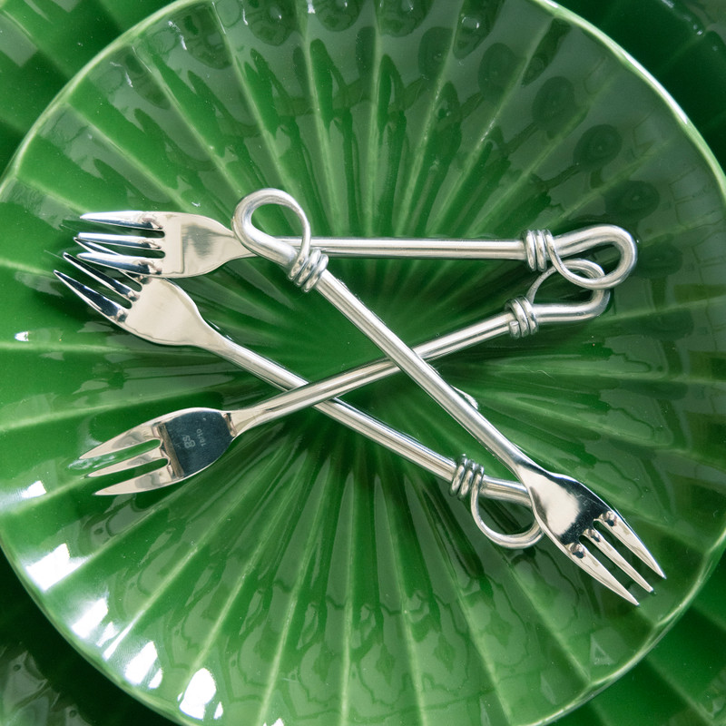 Twist - 4 piece cocktail fork set
