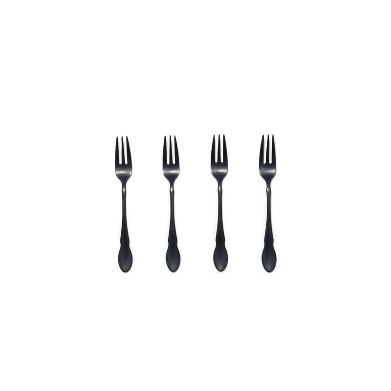 Ebony - 4 piece cocktail fork set
