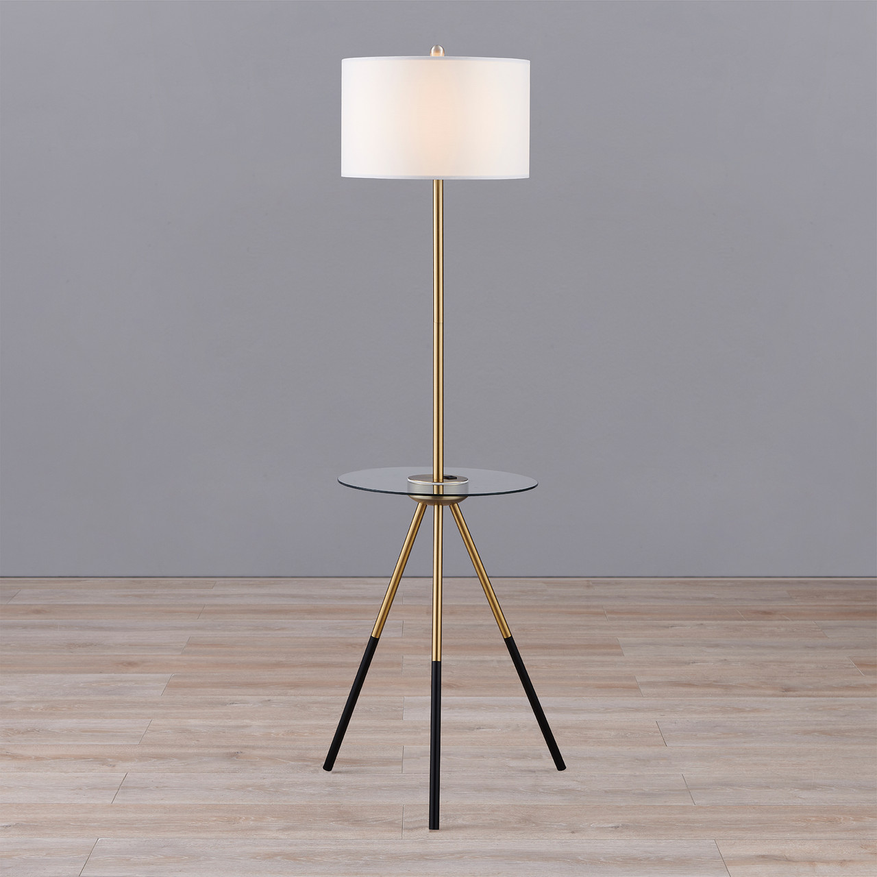 floor lamp with table usb